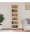 Book Cabinet 50x35x183 cm Solid Wood Pine