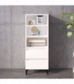 Highboard White 40x36x110 cm Engineered Wood