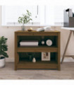 Book Cabinet Honey Brown 80x35x68 cm Solid Wood Pine