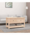 Coffee Table 102x49x55 cm Solid Wood Pine