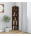Corner Cabinet Brown Oak 33x33x164.5 cm Engineered Wood