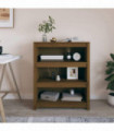 Book Cabinet Honey Brown 80x35x97 cm Solid Wood Pine