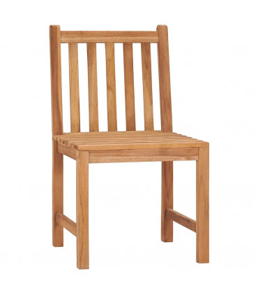 5 Piece Garden Dining Set Solid Teak Wood