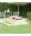 Planter White 110x110x27 cm Solid Wood Pine