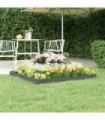 Planter Grey 110x110x27 cm Solid Wood Pine