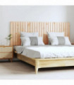Wall Headboard 166x3x60 cm Solid Wood Pine
