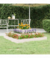 Planter White 80x80x27 cm Solid Wood Pine