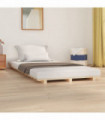 Bed Frame 100x200 cm Solid Wood Pine