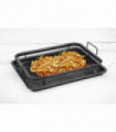 Crisper and Oven Tray Family Size Black 33.5cm x 25cm x 8cm Durastone