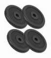 Weight Plates 4 pcs 4x7.5 kg Cast Iron