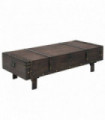 vidaXL Coffee Table Solid Wood Vintage Style 120x55x35 cm