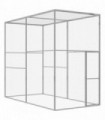 vidaXL Cat Cage 3x1.5x2.5 m Galvanised Steel