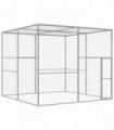 vidaXL Cat Cage 3x3x2.5 m Galvanised Steel