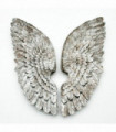 70CM ANTIQUE SILVER LEFT / RIGHT WINGS