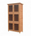 Animal Rabbit Cage 6 Rooms Wood