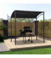 BBQ Gazebo 215x150x220 cm Anthracite Steel