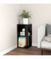 vidaXL Corner Cabinet Black 33x33x67 cm Engineered Wood