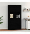 vidaXL Highboard Black Engineered Wood