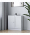 vidaXL Book Cabinet White 82.5x30.5x80 cm Engineered Wood