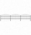 Garden Fence with Spear Top Steel