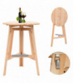Foldable Bar Table 78 cm Fir Wood