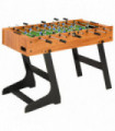 Folding Football Table 121x61x80 cm Light Brown