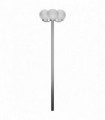 Garden Lamp Post 3 Lamps 220 cm