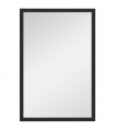 HOMCOM 60x40cm Wall Bathroom Mirror for Home Decor, Vanity Mirror, Black
