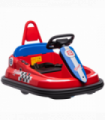 HOMCOM 6V Kids Bumper Car, 360-Degree Rotation Waltzer Car w/ 2 Speeds - Red