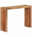 Console Table 110x30x76 cm Solid Wood Acacia