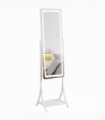 LED Lighted Full Length Mirror White 42L x 37W x 155.5H cm Adjustable Brightness