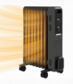 HOMCOM Oil Filled Radiator Portable Space Heater W/ 9 Fin, 3 Heat Settings
