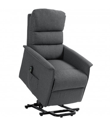 HOMCOM Power Lift Recliner Electric Reclining Chair with Remote Control