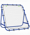 HOMCOM Rebounder Net Kids Adults Football Training Aid Adjustable Blue