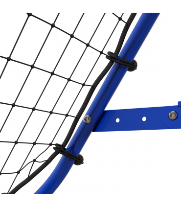 HOMCOM Rebounder Net Kids Adults Football Training Aid Adjustable Blue