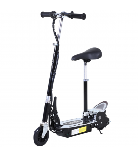 HOMCOM Teen Foldable Electric Scooters Electric Battery 120W w/ Brake Kickstand