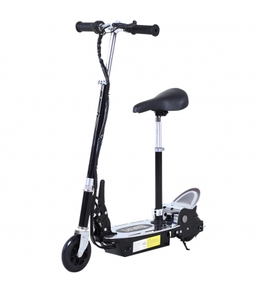 HOMCOM Teen Foldable Electric Scooters Electric Battery 120W w/ Brake Kickstand