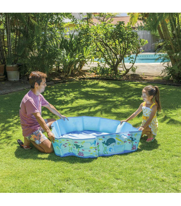 Kids Ridgid Wall Play Swimming Centre Paddling Pool Sea Life Outdoor Summer Fun