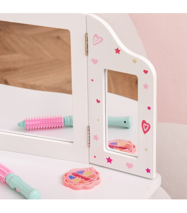 Kids Vanity Table & Stool Set