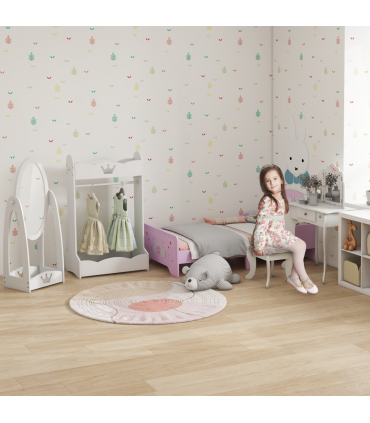 Kids Vanity Table & Stool Set