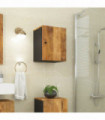vidaXL Bathroom Wall Cabinet 38x33x48 cm Solid Wood Mango