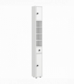 Kleankin Slim Bathroom Cabinet, Toilet Roll Storage w/ Open Shelves, White