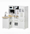 Large Kitchen Playset w/ Full Accessories - White