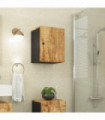 vidaXL Bathroom Wall Cabinet 38x33x48 cm Solid Wood Mango
