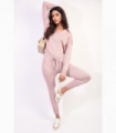Long Sleeve Top And Drawstring Pocket Leggings Co-ord Set