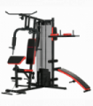 Multi Gym Workout Station with Sit Up Bench, Push Up Stand, Dip Station