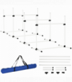 New Canine Agility Set Dog Jumping Training Obstacles Course Free Standing
