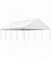vidaXL Gazebo with Roof White 8.92x5.88x3.75 m Polyethylene