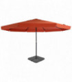 Outdoor Umbrella with Portable Base Terracotta