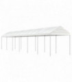 vidaXL Gazebo with Roof White 13.38x2.28x2.69 m Polyethylene